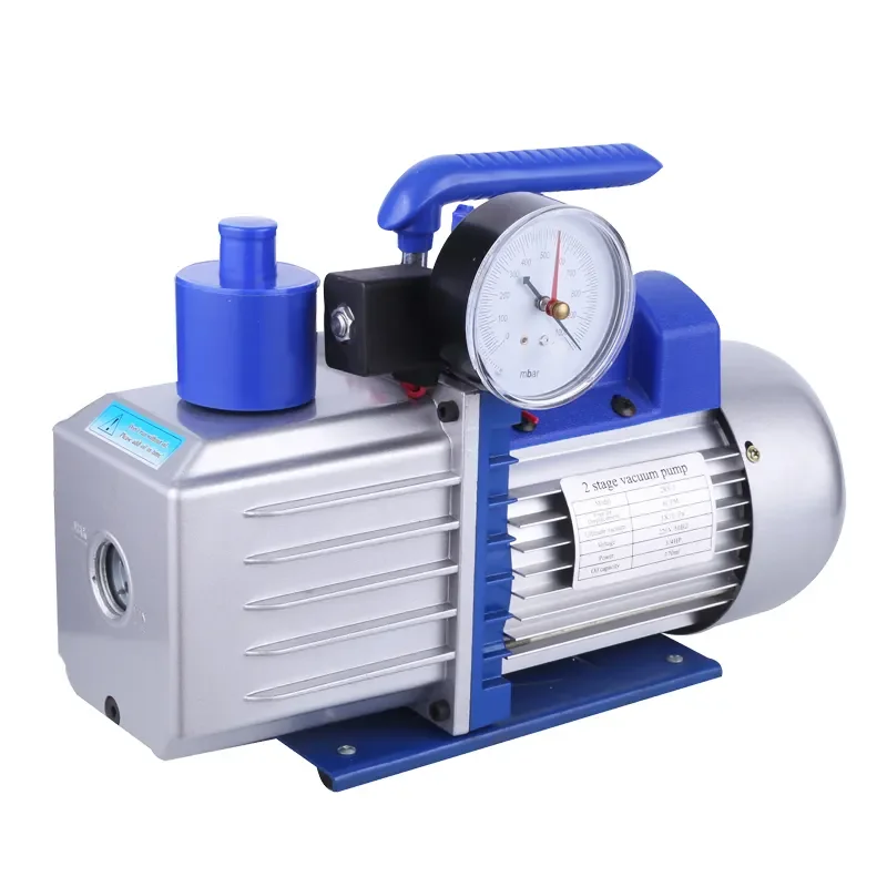 TWH RS-2-SV Refrigerant R410A Rotary Vane Vacuum Pump Manufacturers Pressure Gauge