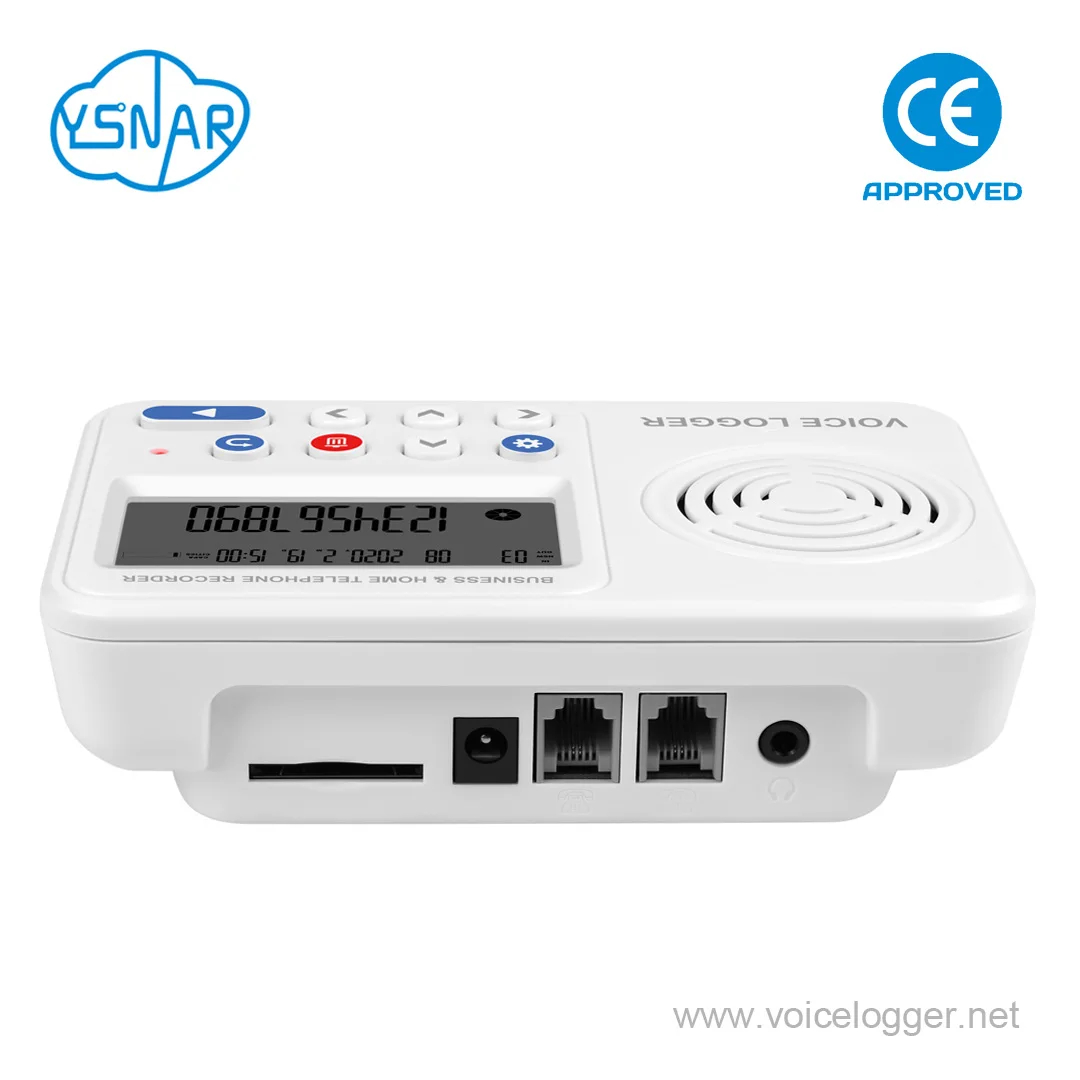 1 Line SD Card Household Standalone Crime Prevention Telephone Recorder with Answering Machine & Voice Announcement