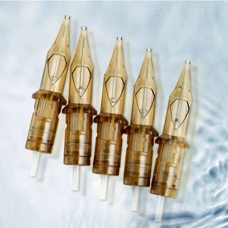 Solong 2022 Popular Best Transparent Shell Membrane Tattoo Cartridge Machine Needles for Tattoo Shop Supply