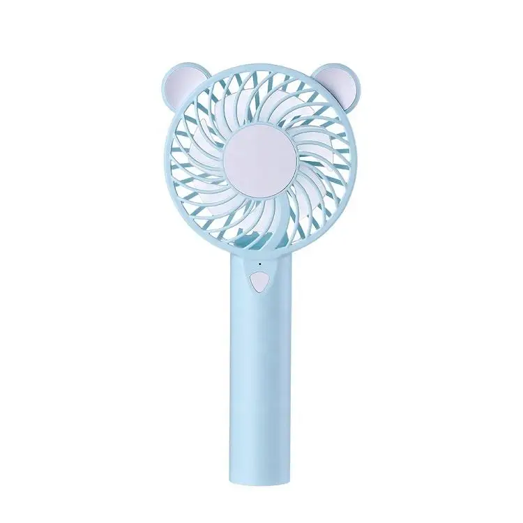 2024 Fashionable Plastic Fan Small Size Portable Fan Lightweight Rechargeable Mini Fan