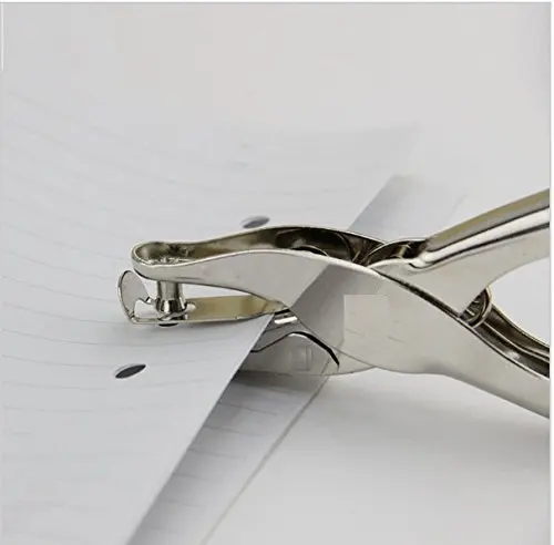 Single Hole Paper Punch Cushion Grip Heavy Duty Hole Puncher for Greeting Cards Scrapbook Notebook Puncher Craft Paper Hand Tool