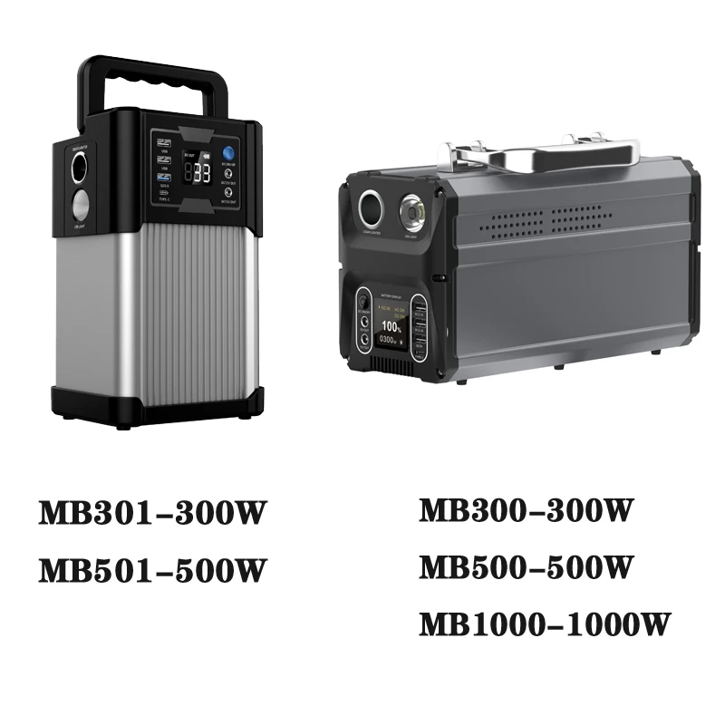 Power Bank 330WH 82500mAh Lithium Battery 300W 500W 110/220V AC DC Portable Power Station Output Solar Power System