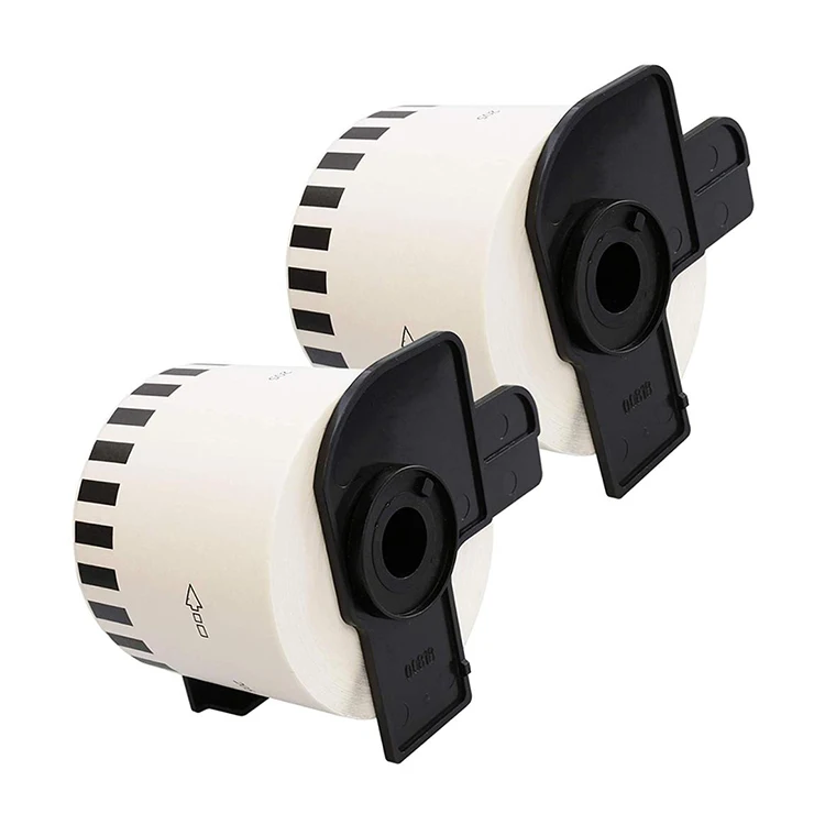 Olantai DK22205 62mm*30.48m direct thermal printer compatible 1 x 2 5/8 label