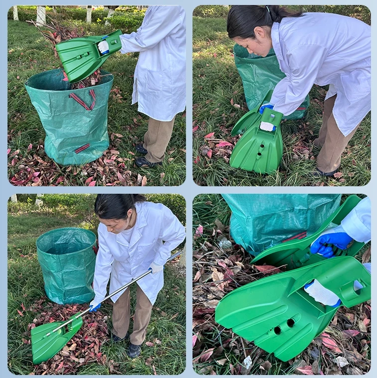 Lightweight & Durable Leaf Scoops & Hand Rakes Gardening Yard Work Tool for Scooping & Spreading Mulch