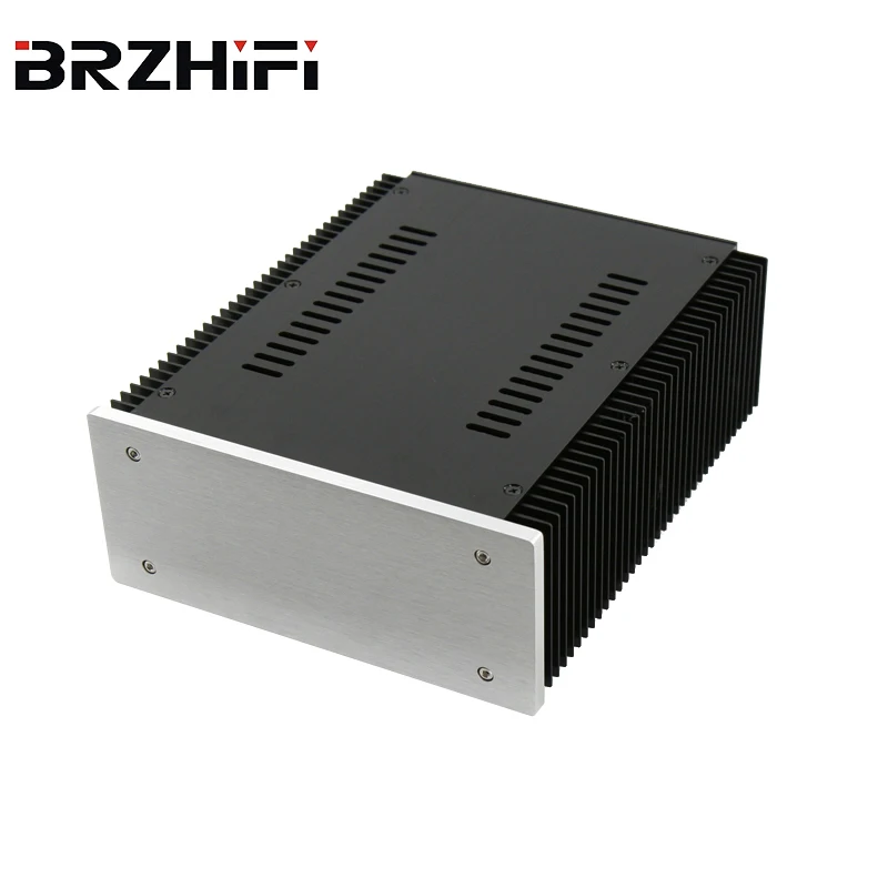 BRZHIFI BZ2109 Aluminum Enclosure Extrusion Case Customized DIY Logo Chassis CNC Machining Production Heat Dissipation Shell