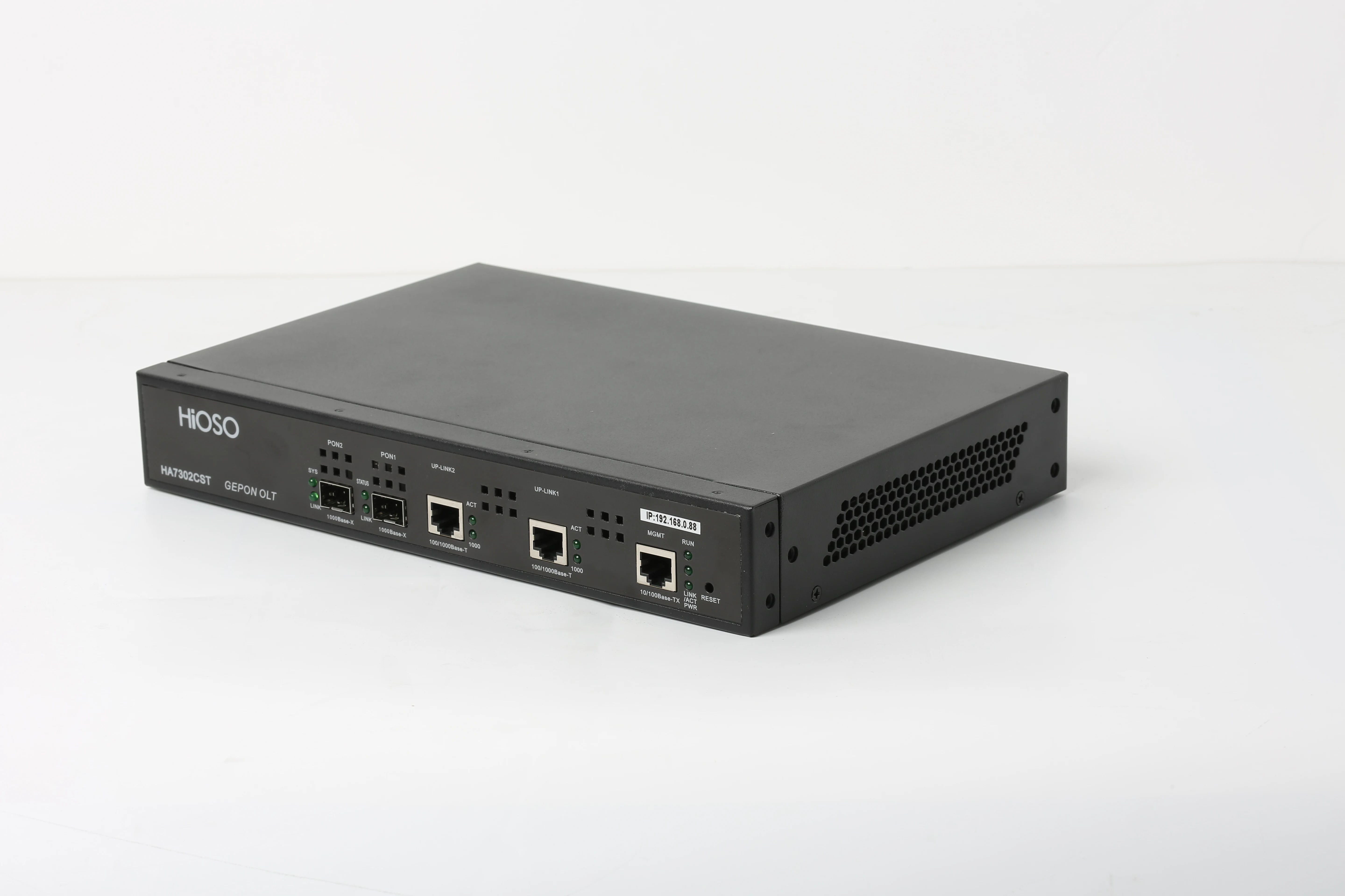 Not included pon modules HiOSO Epon olt 2 port supply most brand onu mini 2pon olt fiber optic equipment