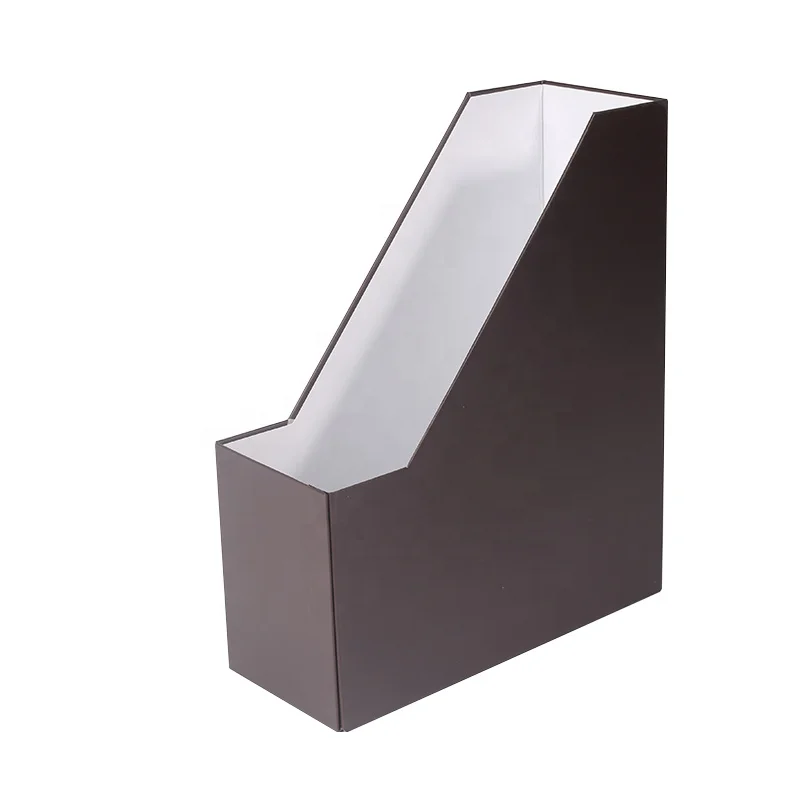 
Desk Magazine Organizer Box Paper Rack Cardboard File Holder 