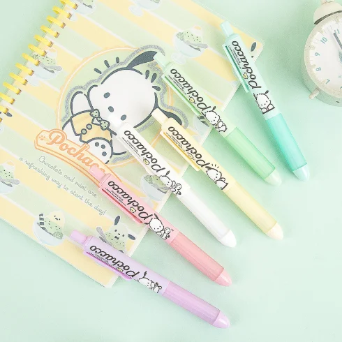 Sanrio Pacha собака пресс нейтральная ручка Милая Студенческая забавная черная Водяная