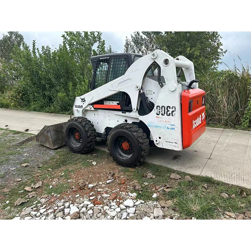 Competitive Price 3770kg 11.1 Km/H Mini Used Bobcat S300 Steer Skid Loader With Low Price