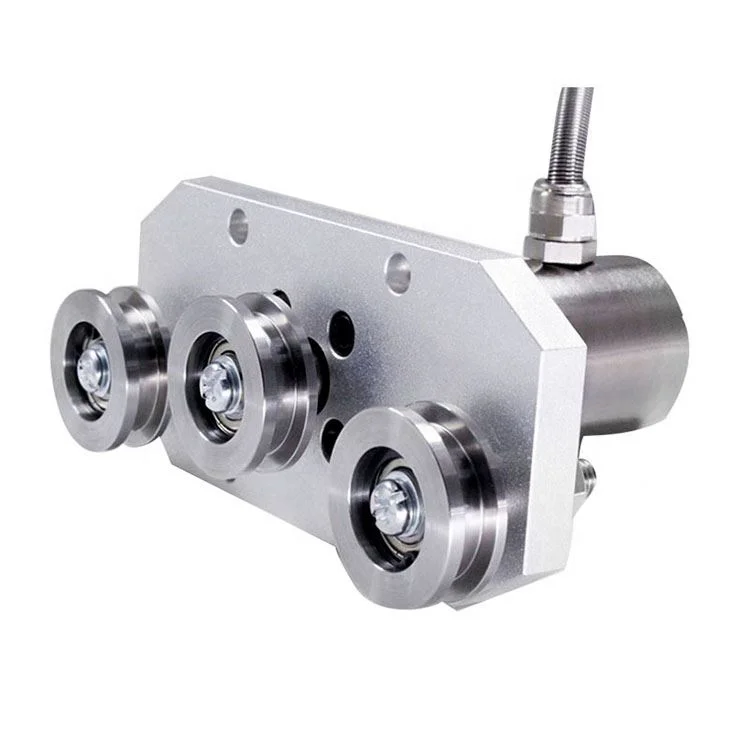 three pulley tension sensor measuring pull tension measurement yarn cable wire rope force sensor