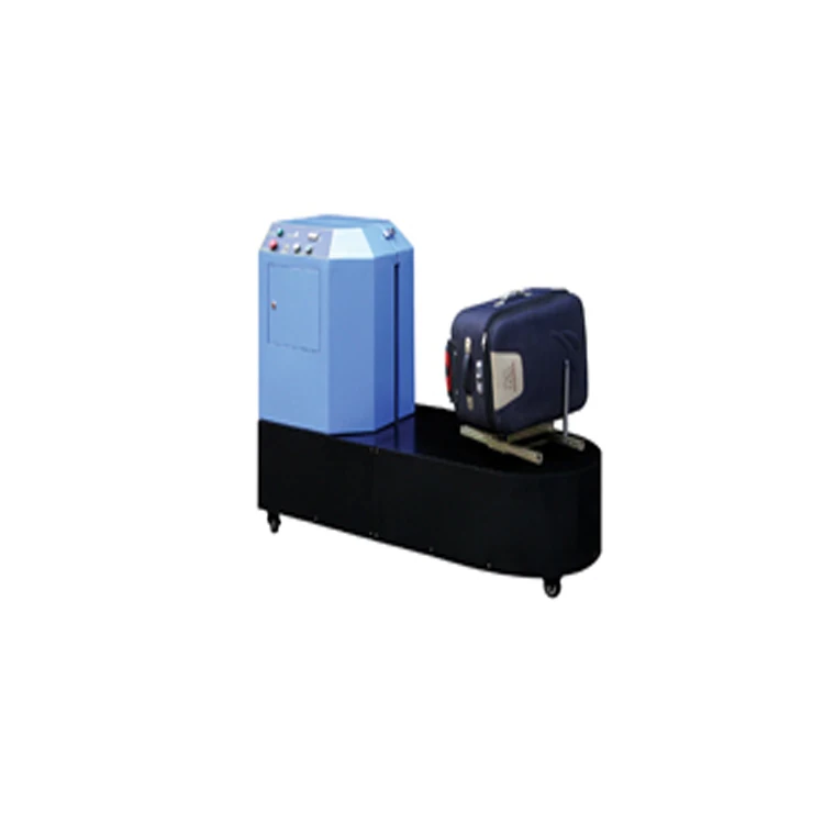 
Automatic Wrap film airport luggage stretch wrapping machine 