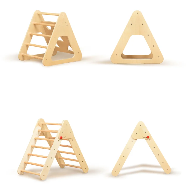 Kids Climbing Equipment Large Climbing Frame Play Gym Triangle Climber For Toddlers