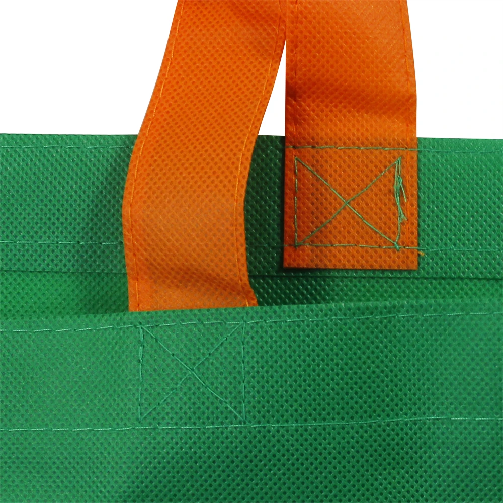 Wholesale Custom Color Spunbond Pla Nonwoven Shopping Bag Reusable Promotional Grocery Bag Eco Non-woven Fabric Bag