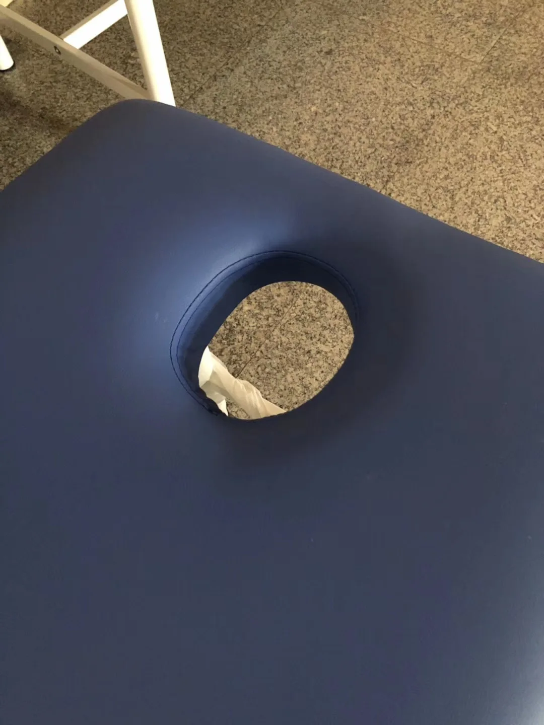 steel examination couch