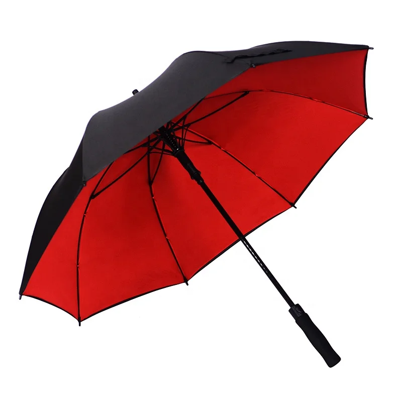 
EVA Handle Semi-automatic Straight Golf Umbrella With customized 