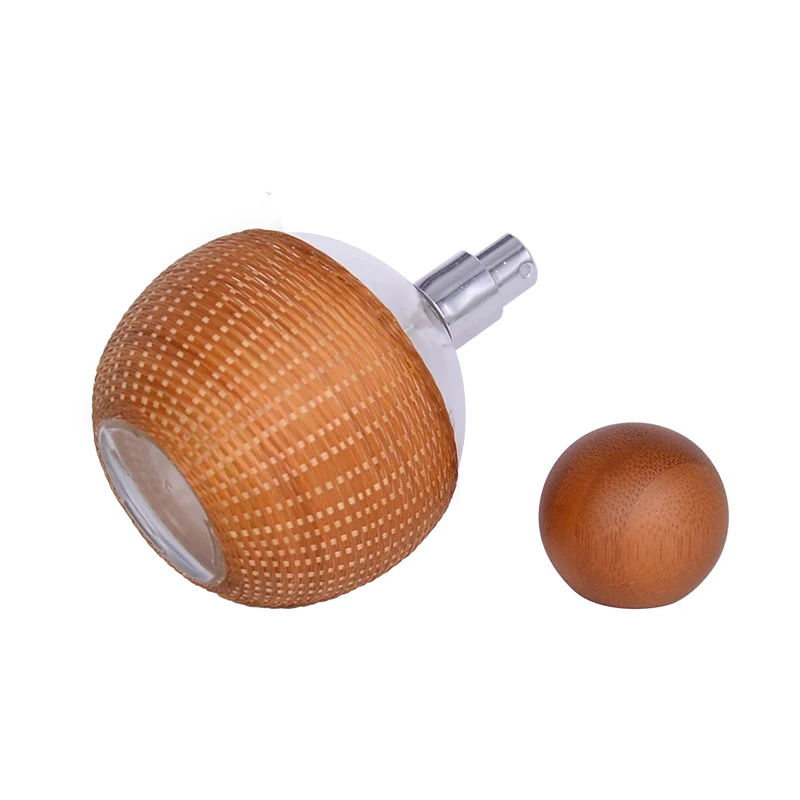 Флакон для духов с бамбуковой крышкой 50 мл 100