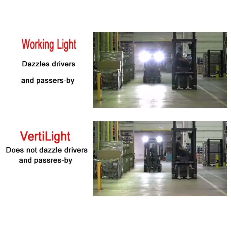 New LED work light 12V  LED Vertical lights  forklift headlight suitable for warehouse truck container