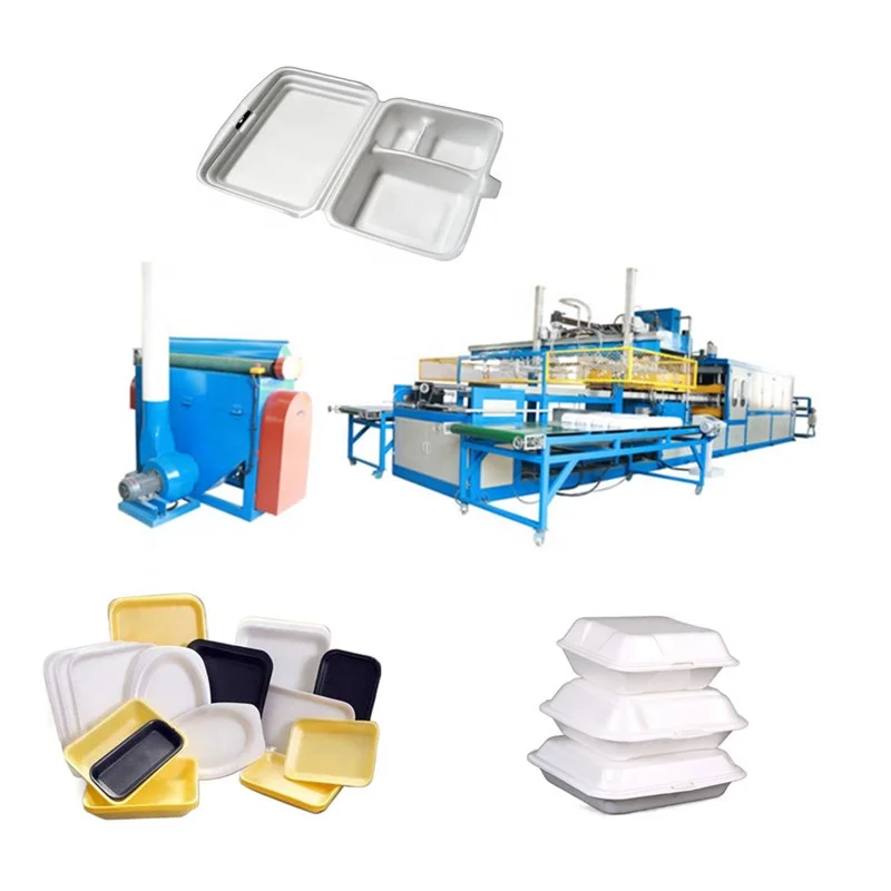 PS EPS XPS foam food box automatic forming machine with molds