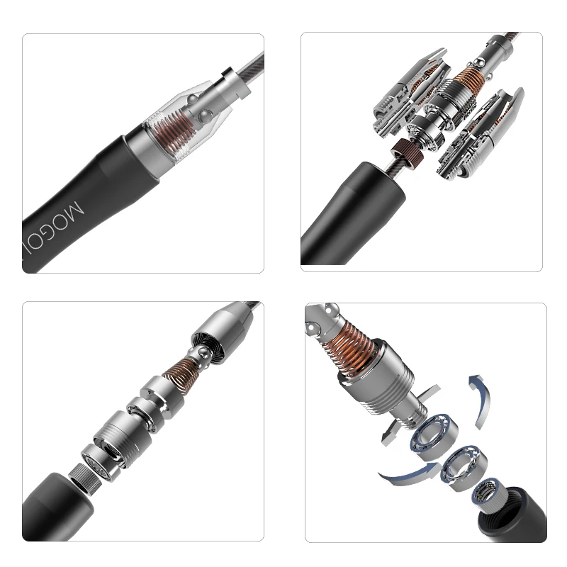 
New Special Design Patent Aluminum Weighted Speed Jumping Rope With Logo 