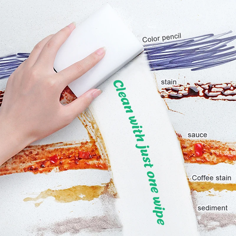 High quality Melamine Foam nano Sponge eraser sweeping floor scrub Household cleaning White Magic Sponge Factory wholesale