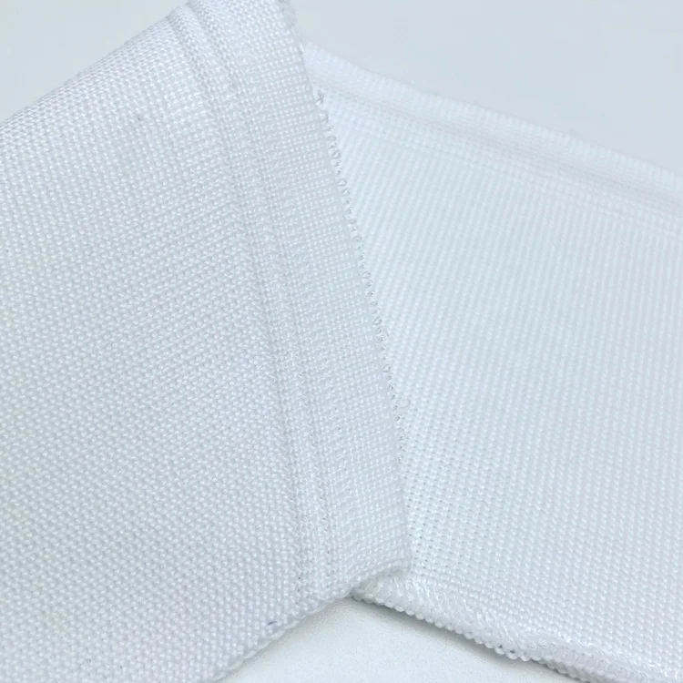 Thick customized 1x1 rib knit fabric white black golf polo tshirts collar