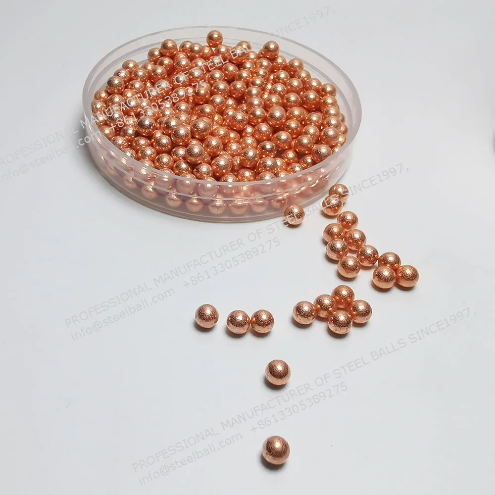 
China factory 0.5mm to 50.8mm solid copper balls 