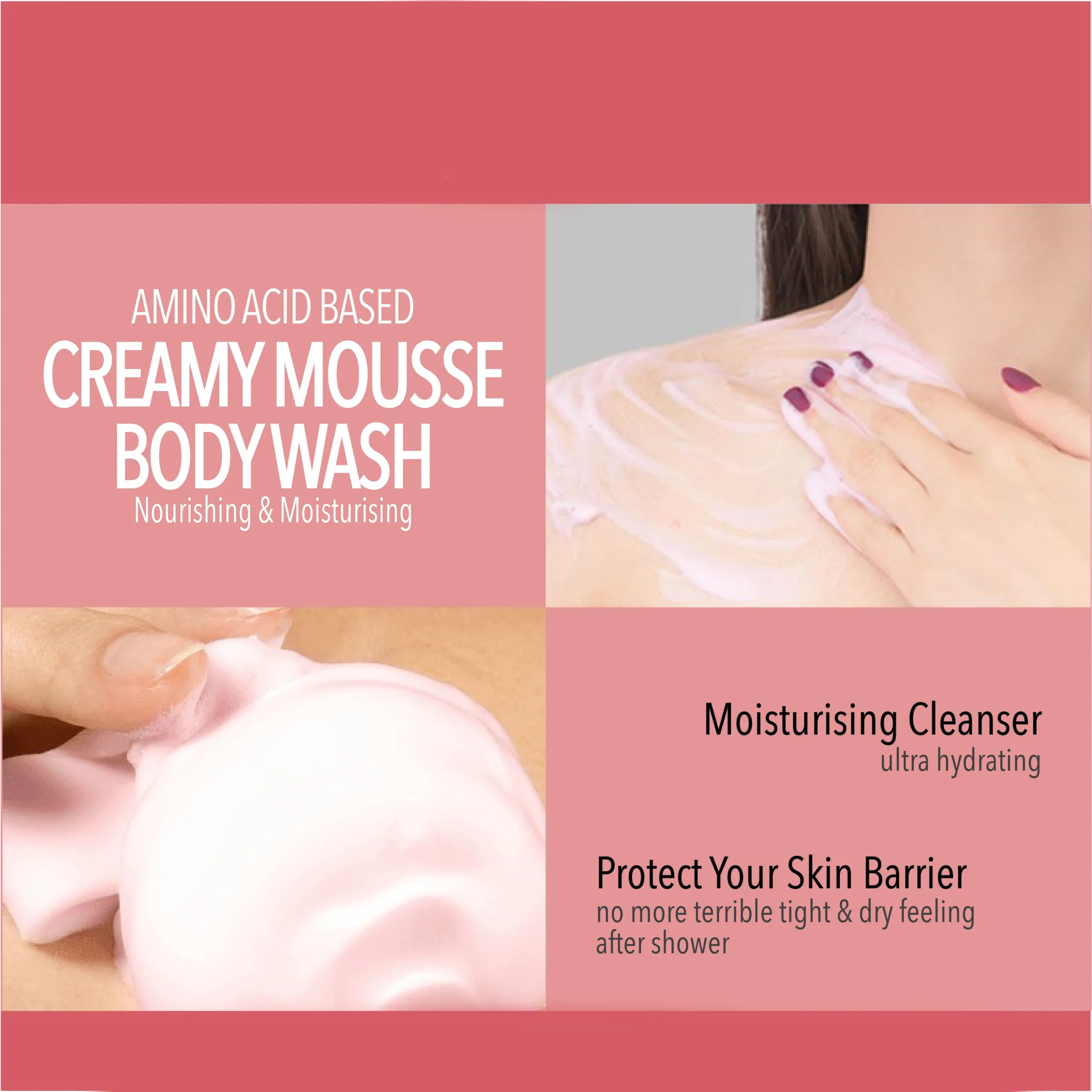 OEM Newest Creamy Mousse Body Wash Body Wash Bubble Bath Foam Cleanser Men Women Amino Acid Sakura Milk Creamy Mousse Shower Gel
