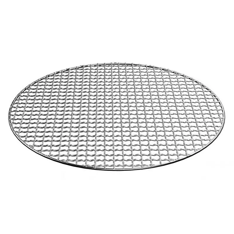 Wholesale round bbq wire mesh grill disposable wire bbq net barbecue wire mesh/ home barbecue net