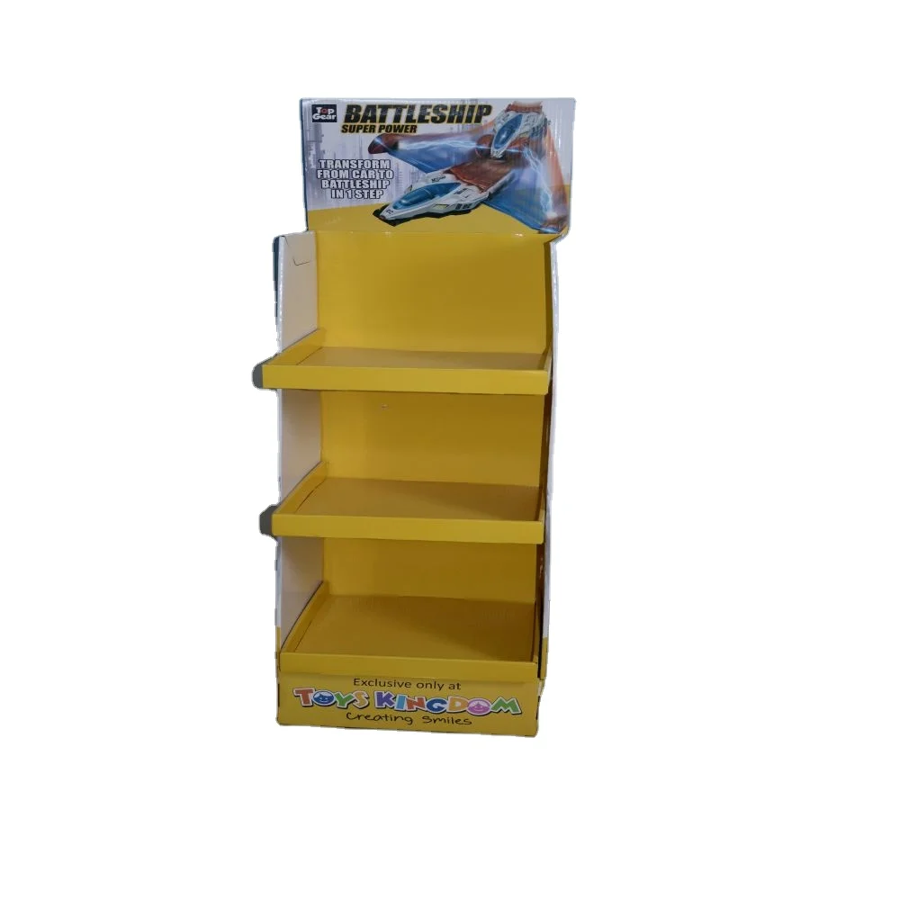cardboard display toy showcase shop stand Custom display electronic products rack