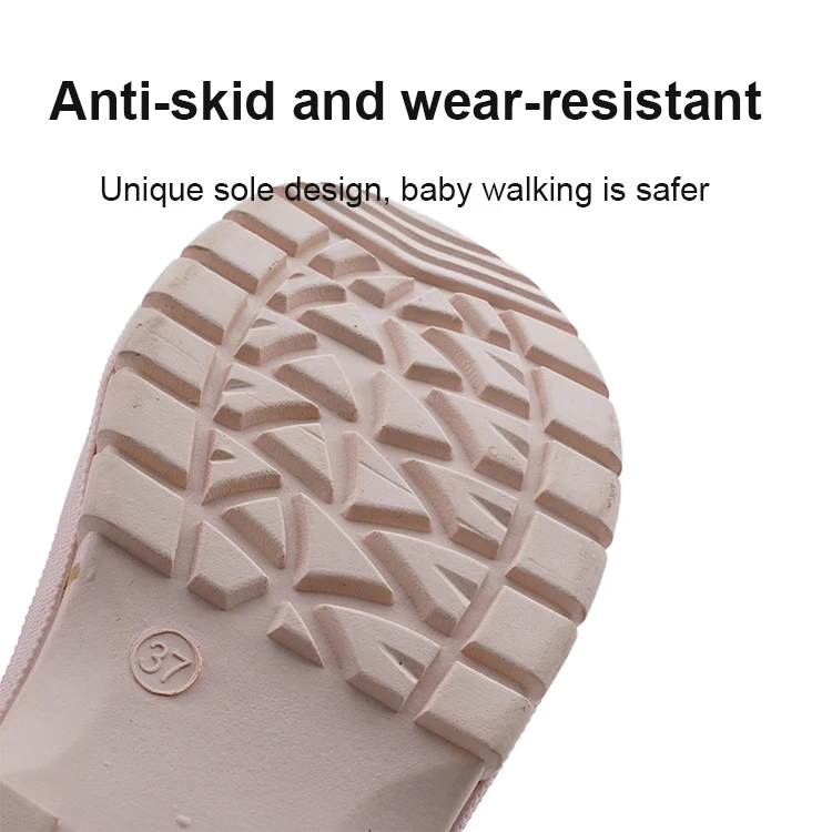 High Quality Children Solid Colors Pink Adorable Girls Waterproof Rainboots