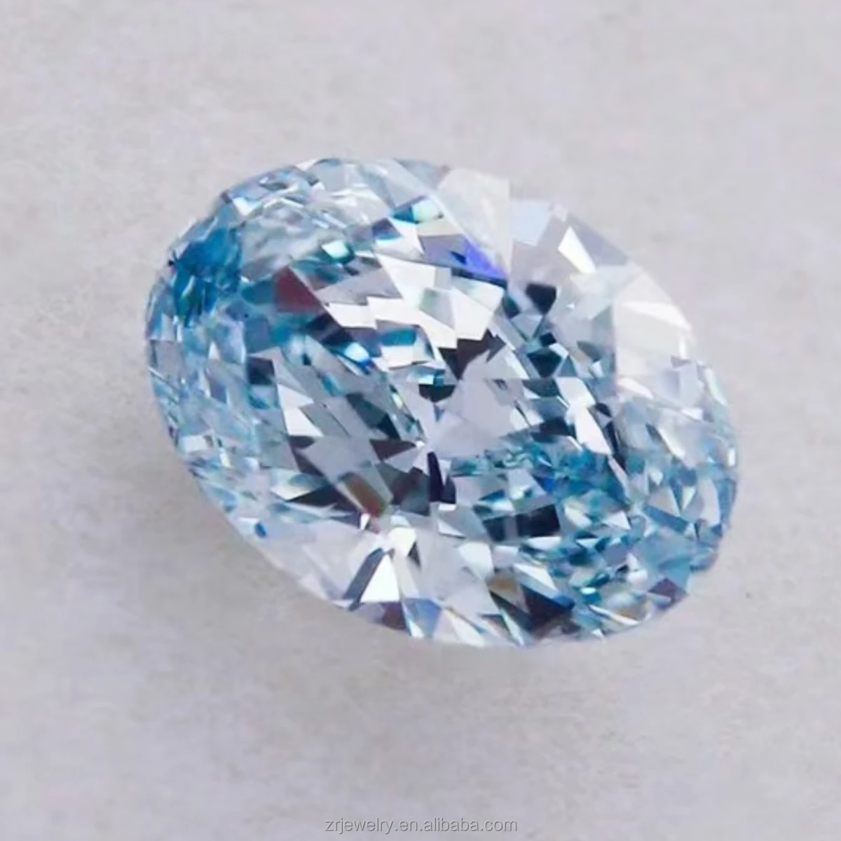 DEF VS Bule Round Brilliant Lab Grown Diamond IGI GIA Certified Hpht Synthetic  Lab Grown Diamond