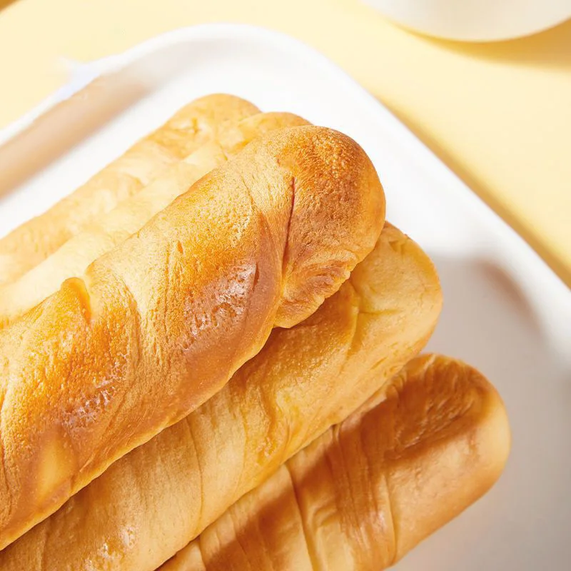 wholesale milk flavored soft bread long stick bread baguette bag bread