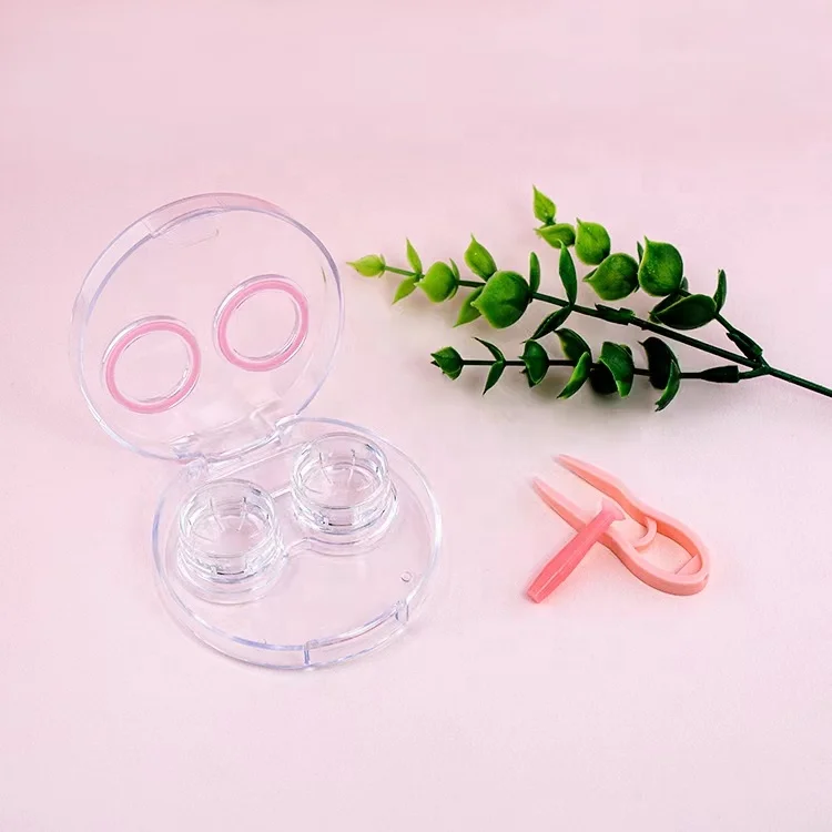 lentes de seguridad contact lenses cases container with contact solution bottle