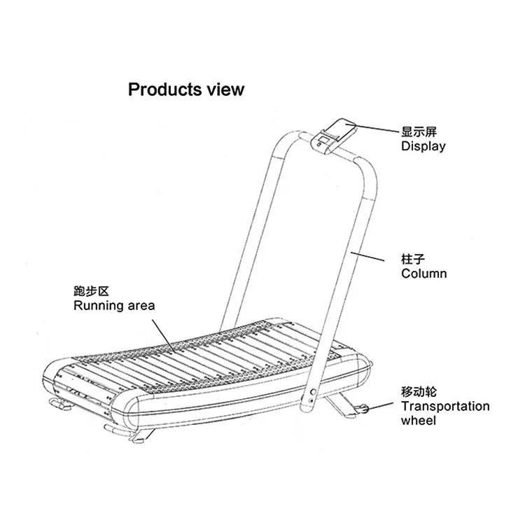 New Treadmill Machine Wholesale Price Gym Office Use Commercial Fitness Running Treadmill Machine