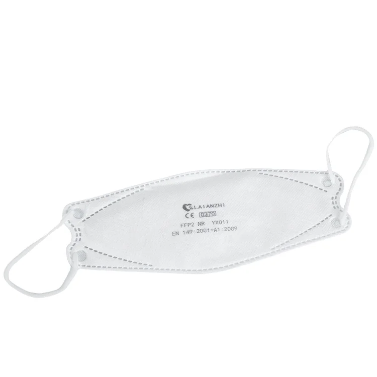  White List High Quality Low Price Fish Shaped FFP2 YX011 4 Layers Particulate Respirators with CE