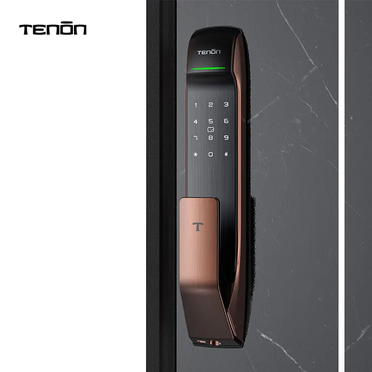 Apartment Smart Door Front Lock Keyless Entry System Door Lock Electronic Key Rfid Card Smart Finger Print Lock