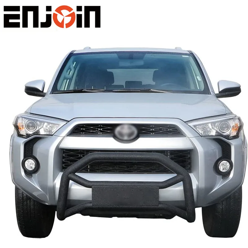 ENJOIN Steel Front Bull Bar Front Bumper Grille Guard Fits 2010-2020 Toyota 4Runner with Light Mount