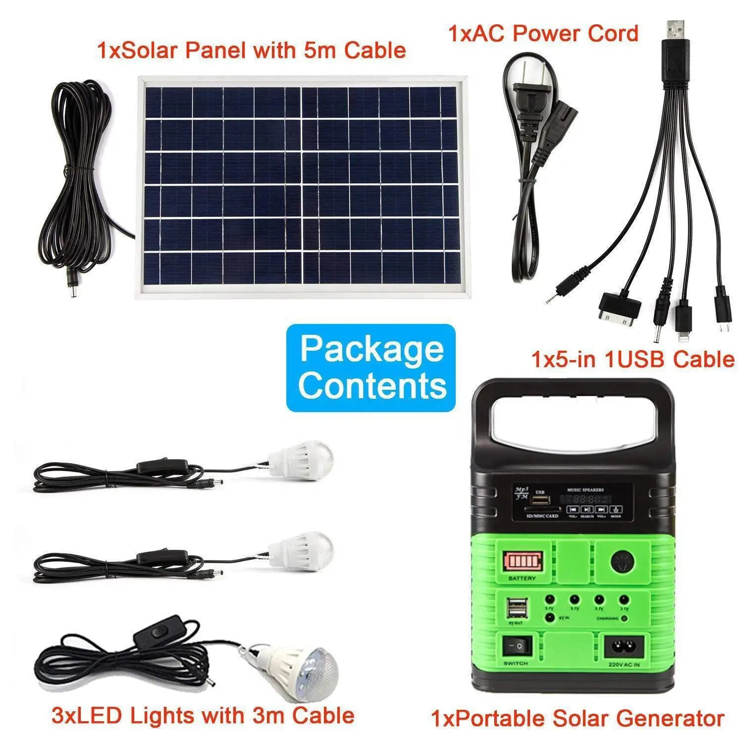 Wholesale price good quality portable emergency solar power generation home system