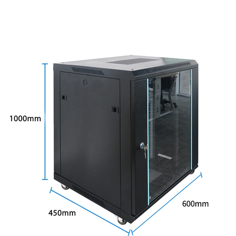 Reliable And Cheap wall mounted network cabinet 6U 12U 15U soundproof server rack