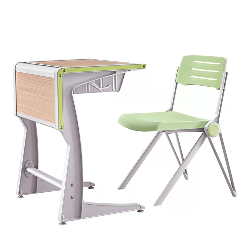 New  design college school student table and chair for adults HT-860