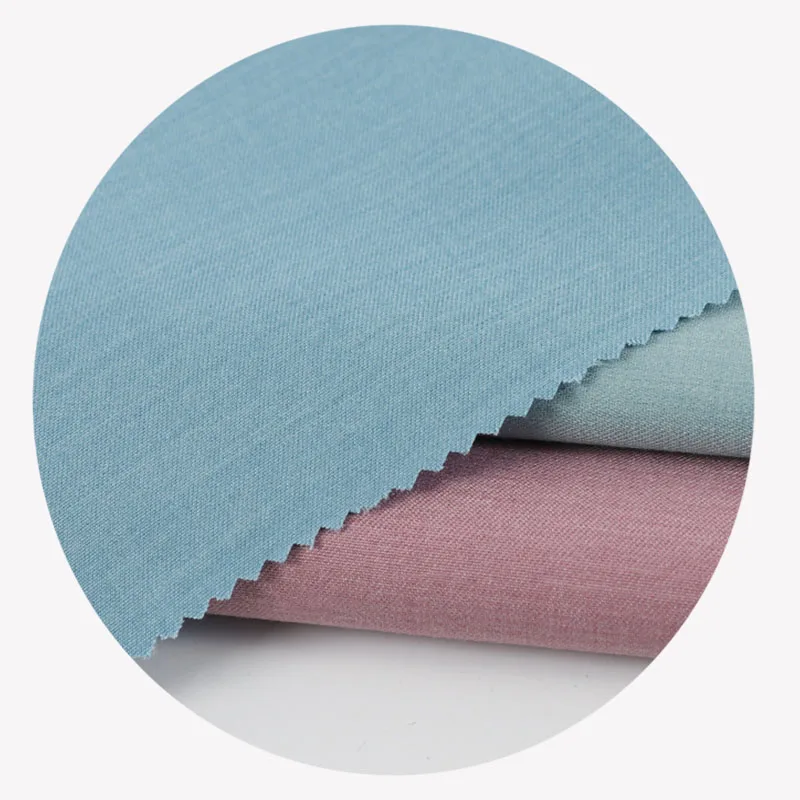 Bamboo fiber easy care shirt recycled fiber non-iron anti-wrinkle shirt fabric breathable shirt fabric