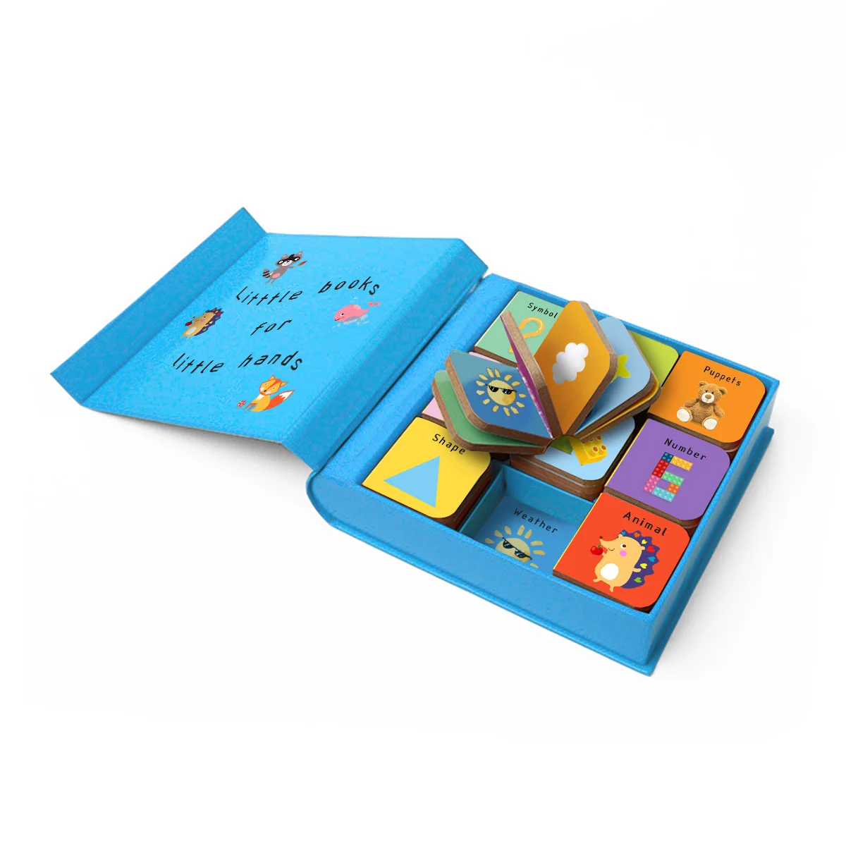 Custom High Quality Printed Children Board Books Colorful Film Lamination Perfect Binding Kids card Books For Cognitive Learning