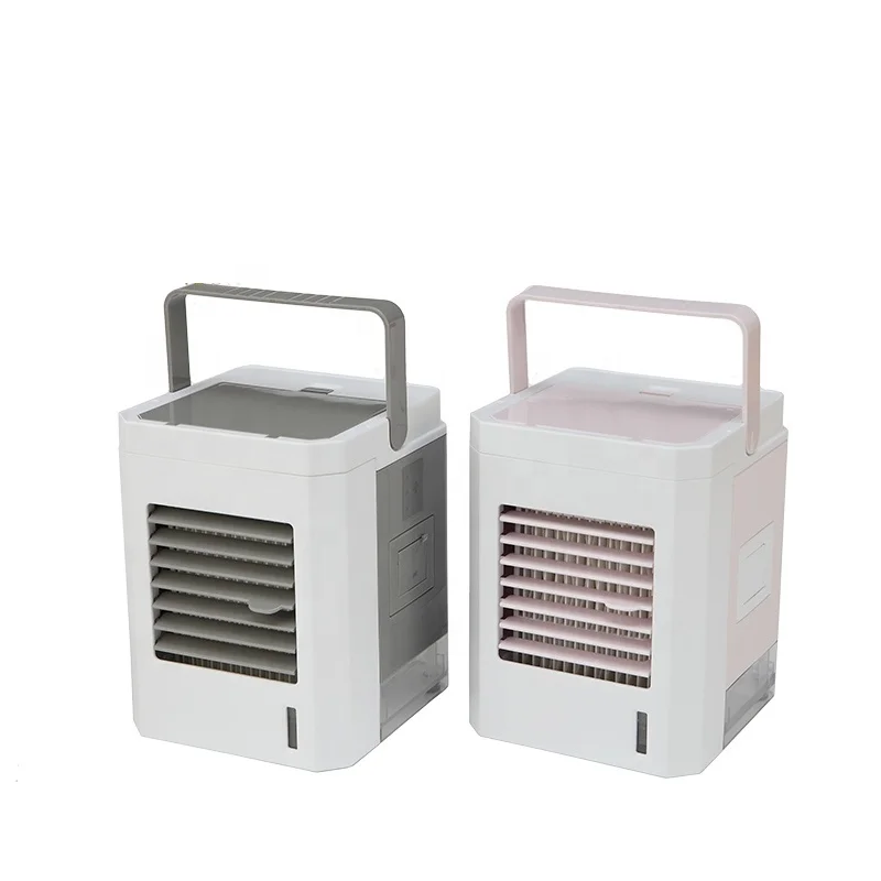 Factory Direct Mini Portable Air Cooler 3 Speeds Cooling Fan for Home Room Office with US Plug Electric DC Power Source New Used
