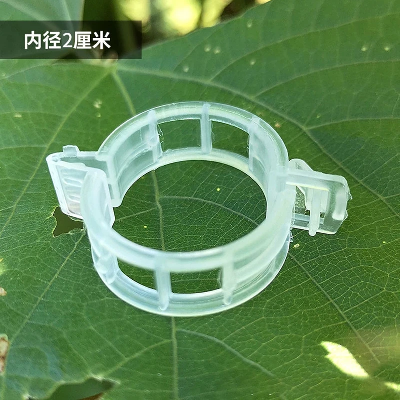 Plastic Plant Support Clips Tomato Cucumber fixing Clips White Clips for Vine Vegetable