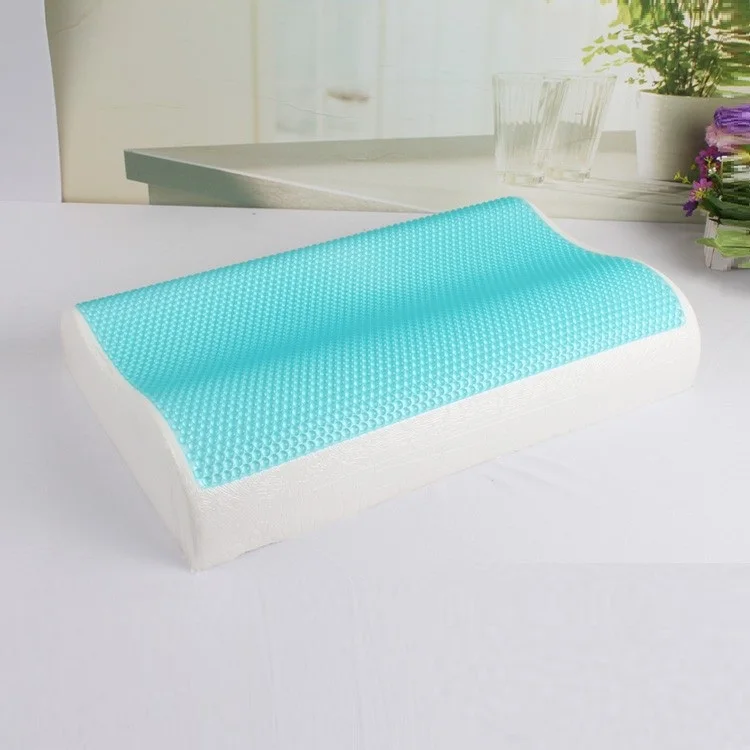 Supply all kinds of Wave Memory Gel Pillow, Factory Memory Foam Gel Pillow, Wave Silica Gel Viscose Pillow