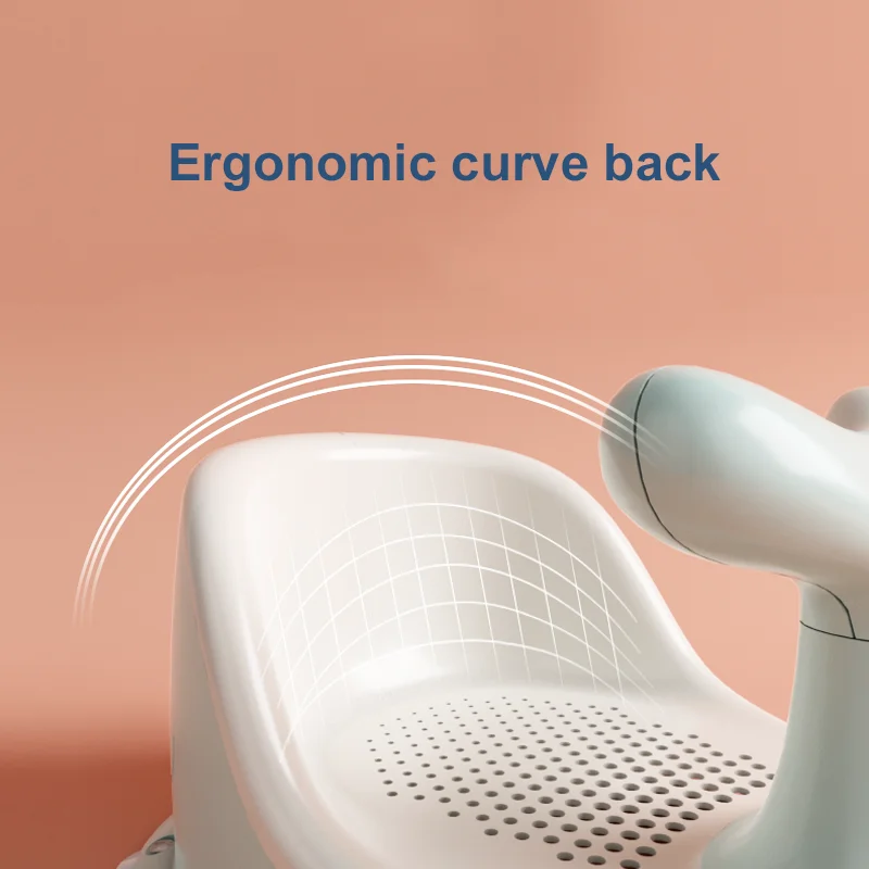 Baby Care Shower Bath Bathing Bathtub PP+TPE plastic Thick Safety soft seat for baby