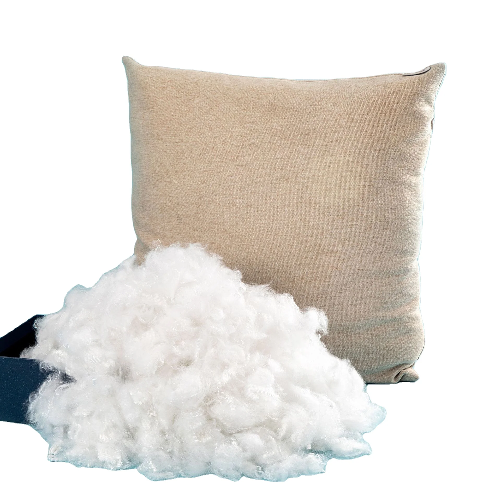 pillow stuffing fiber price acrylic staple psf low price synthetic fiber