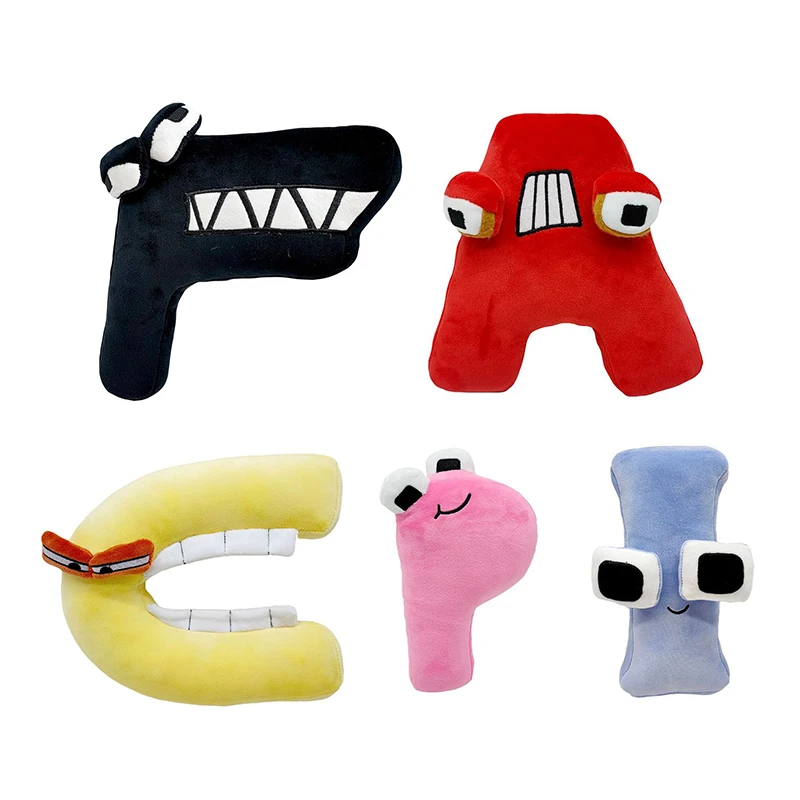 New Arravel 26 Style Alphabet Plush Anime Doll Kawaii 26 English Letters Stuffed Toys Kids Plush Toy