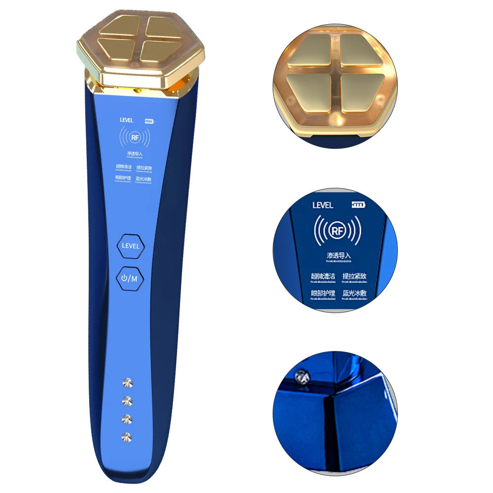 2023 Beauty Trend Ultrasonic 3d Face care Beauty equipment Massage Lifting Facial Massager Vibrating beauty Device products