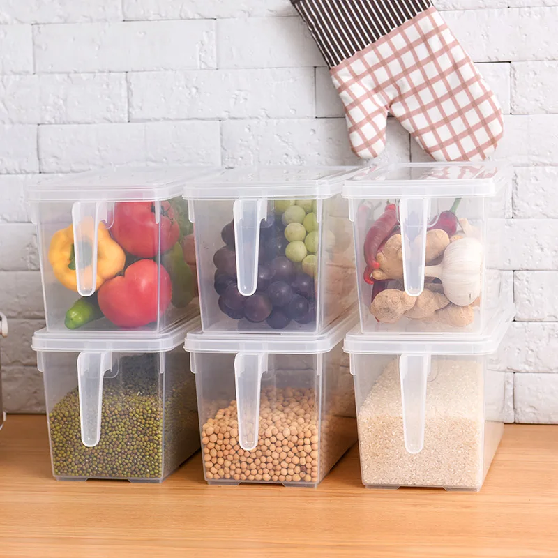 Food grade refrigerator storage box, fresh-keeping box, kitchen vegetable and fruit special sorting tool